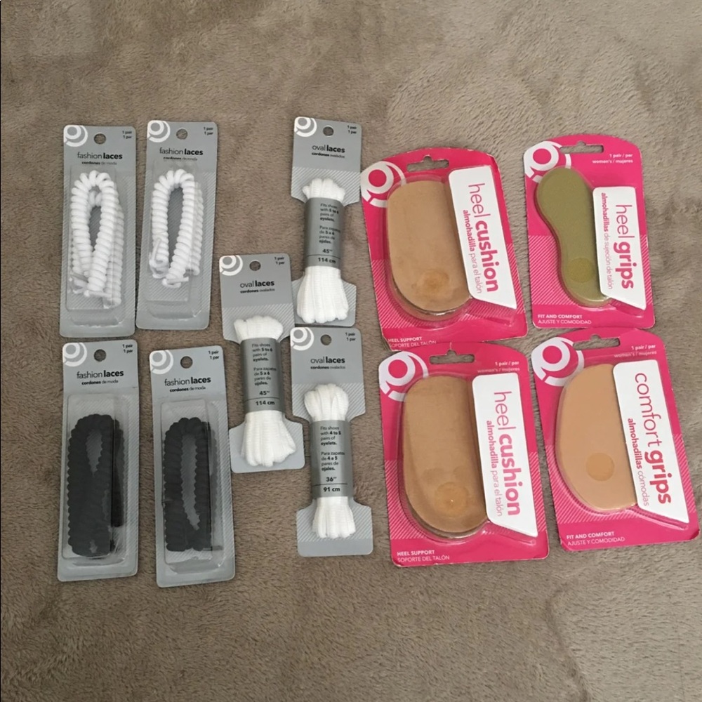 Bundle Sales/ Shoe laces/Heel Cushion